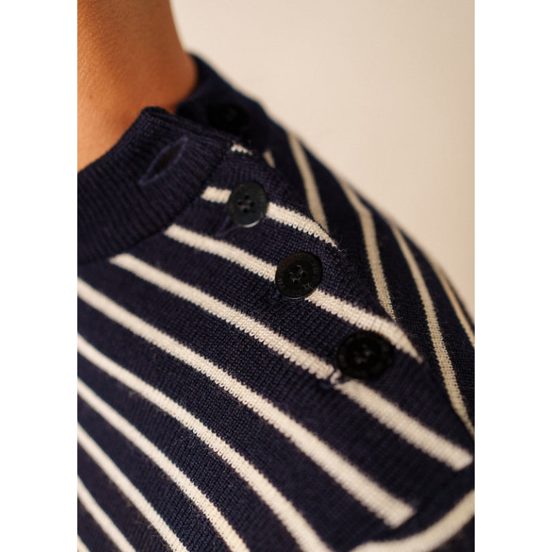 Pull Matelot rayé Saint James