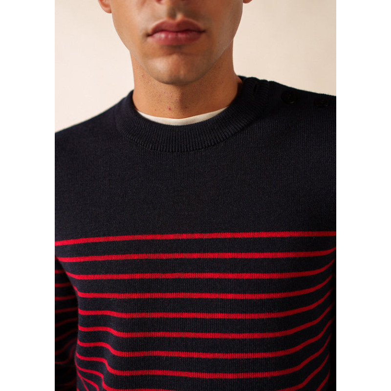 Pull Binic rayé Saint James