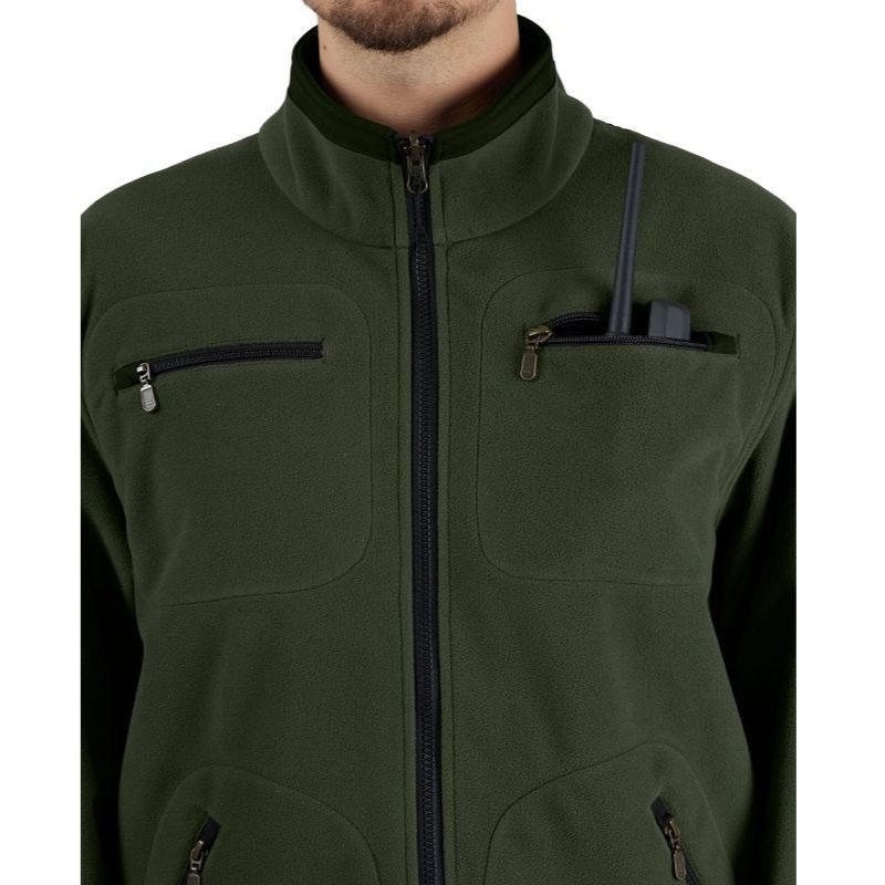 Veste Polaire Kamko Vert/Bordeaux Härkila