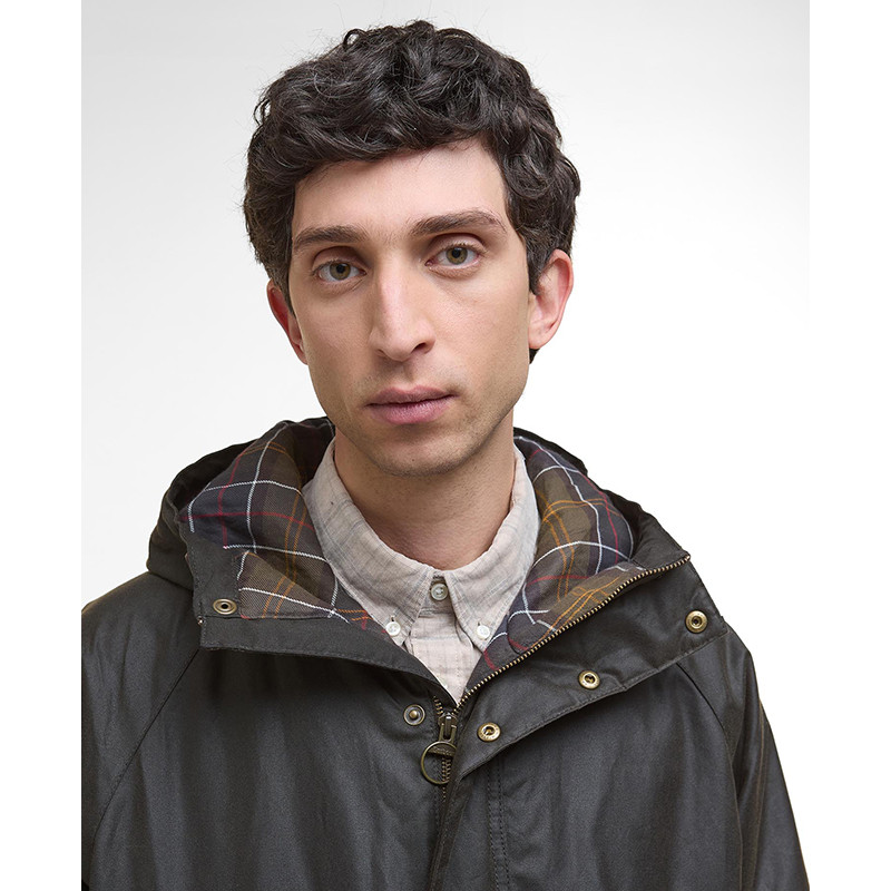 Geoliede parka van Barbour