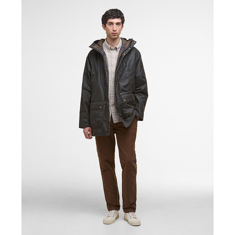 Geoliede parka van Barbour