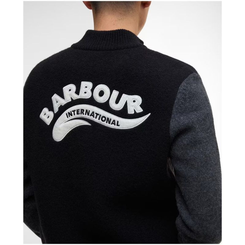 Barbour International Hutchy trui met halve rits