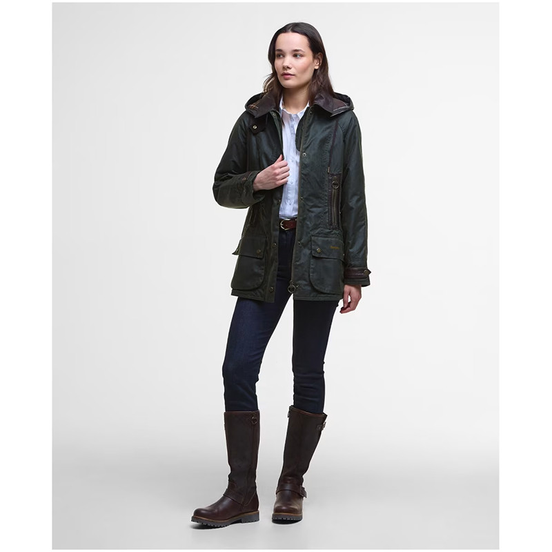 Veste huilée Ivy Femme Barbour