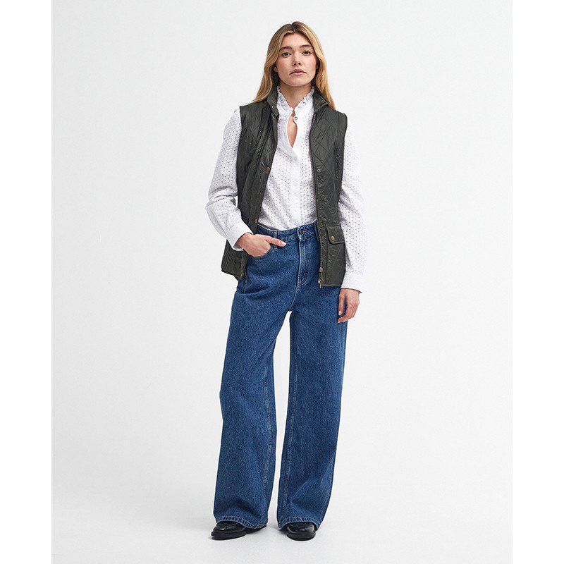 Wray Gilet Blue Femme Barbour