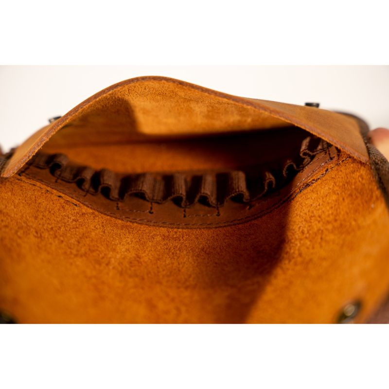 Pochette 10 Balles Cuir&Tissu Country Sellerie