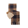 Coffret Bonnet et écharpe tartan Saltburn Barbour