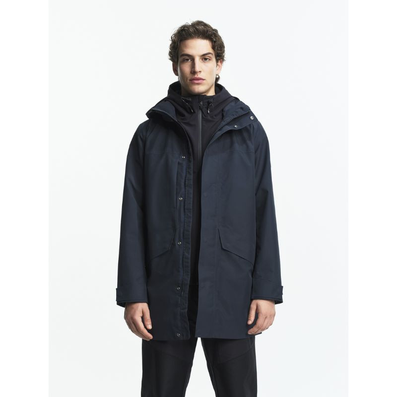 Lange parka van 2-laags Gore-Tex van Aigle