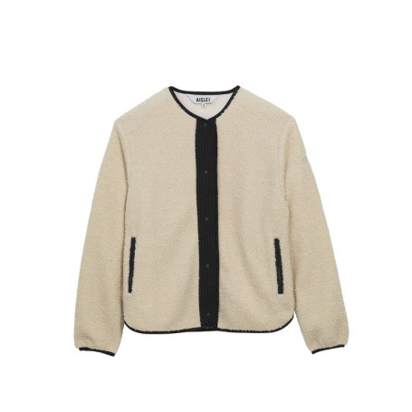 Veste cardigan en sherpa bi-matière Aigle