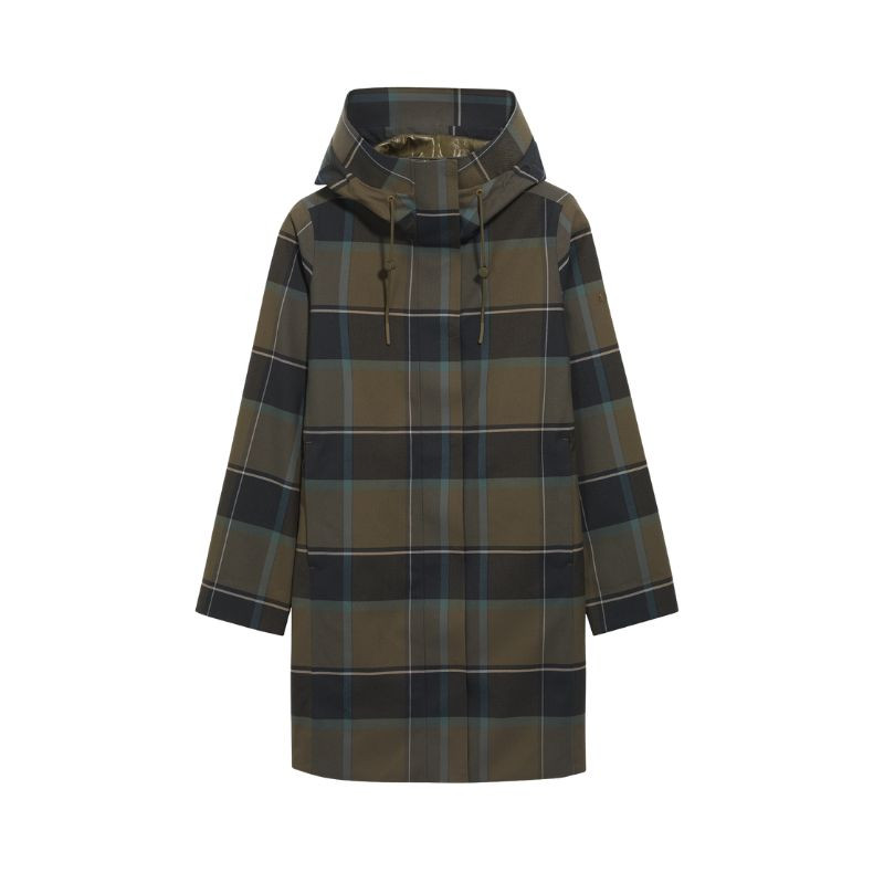 Parka longue à carreaux MTD Femme Aigle