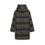 Parka longue à carreaux MTD Femme Aigle