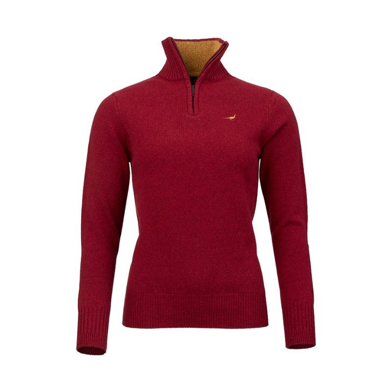 Pull col zippé Tyne femme Laksen
