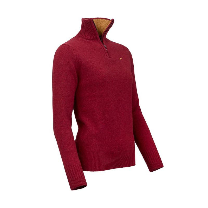 Pull col zippé Tyne femme Laksen