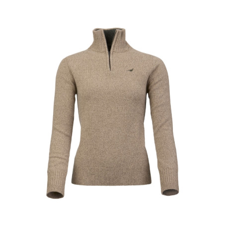 Pull col zippé Tyne femme Laksen