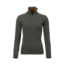 Pull col zippé Tyne femme Laksen