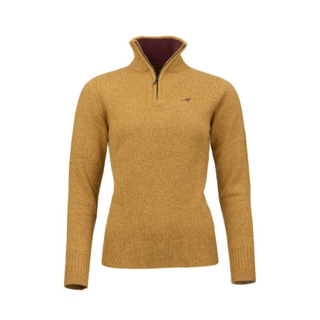 Pull col zippé Tyne femme Laksen