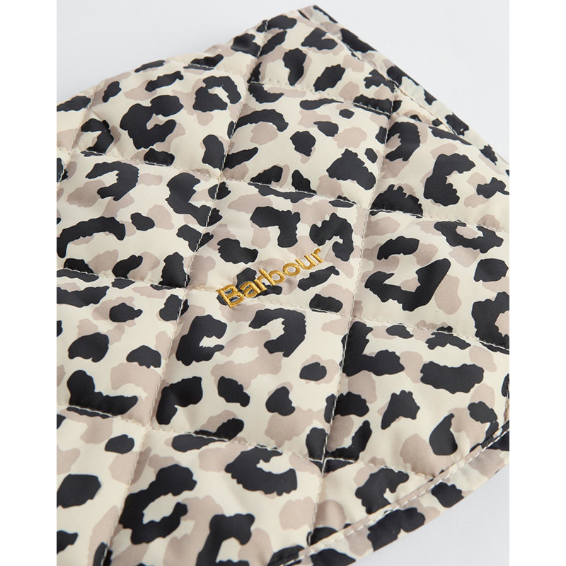 Harley Barbour International Luipaard Gewatteerde Hondenjas