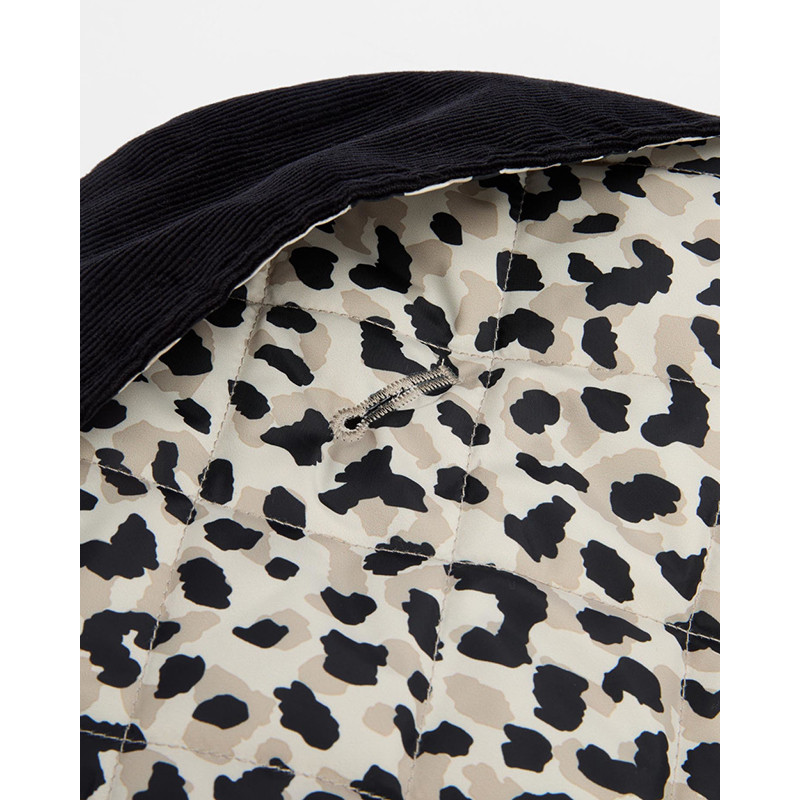 Harley Barbour International Luipaard Gewatteerde Hondenjas
