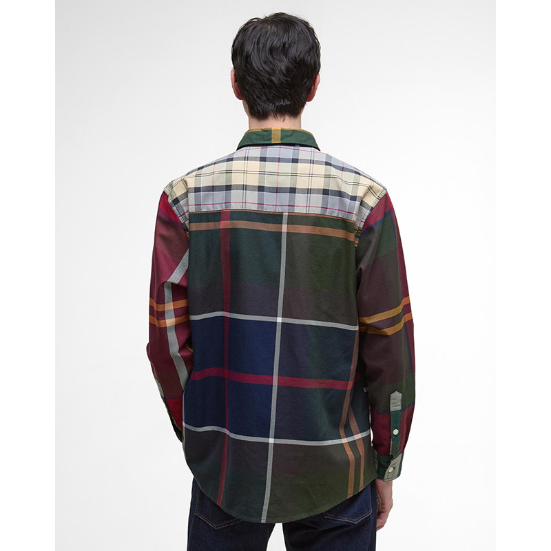 Oversized geborduurde ruit Barbour