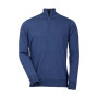 Pull Col Zip Norfolk Merino Laksen