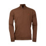 Pull Col Zip Norfolk Merino Laksen