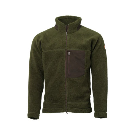 Veste Polaire Sherpa Teddy Olive Laksen
