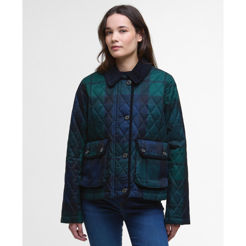Veste matelassée Louden Tartan femme Barbour