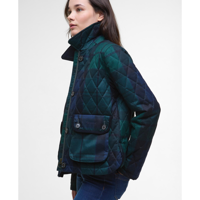 Veste matelassée Louden Tartan femme Barbour