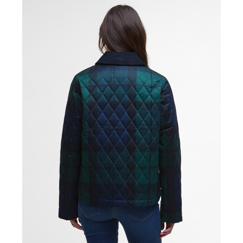 Veste matelassée Loudon Tartan femme Barbour