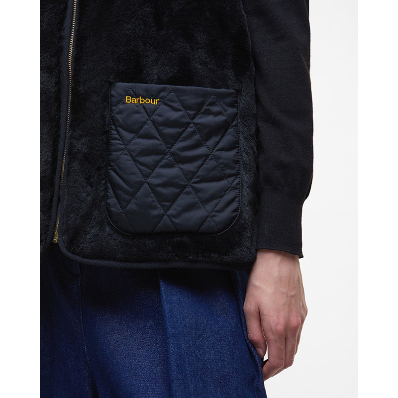 Karin Barbour gilet met imitatiebont voor dames