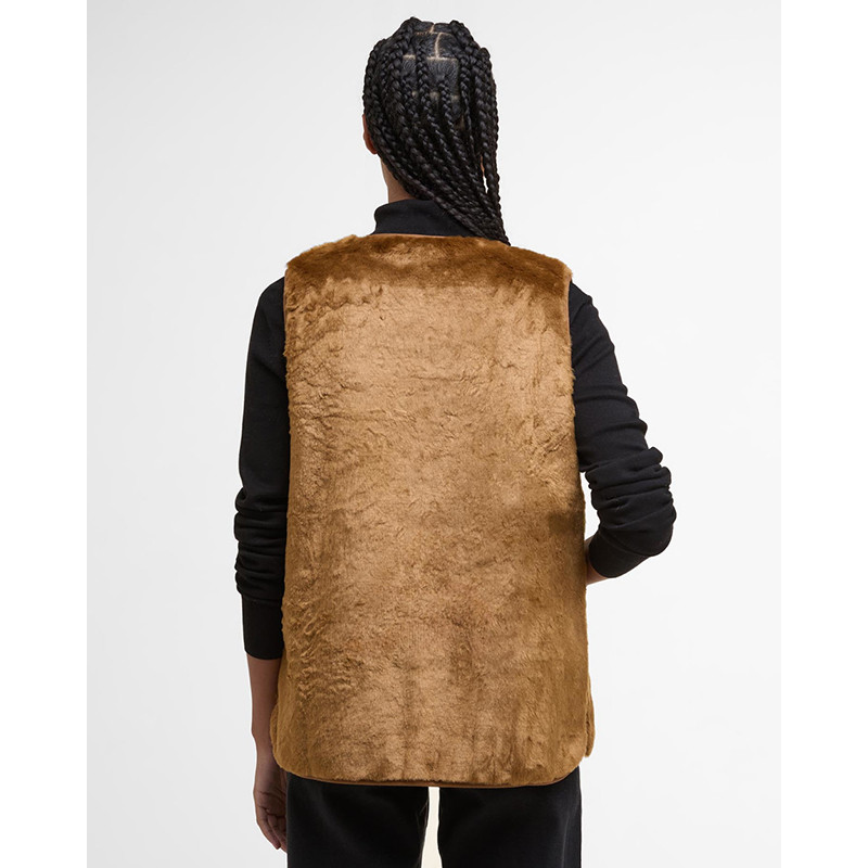 Karin Barbour gilet met imitatiebont voor dames