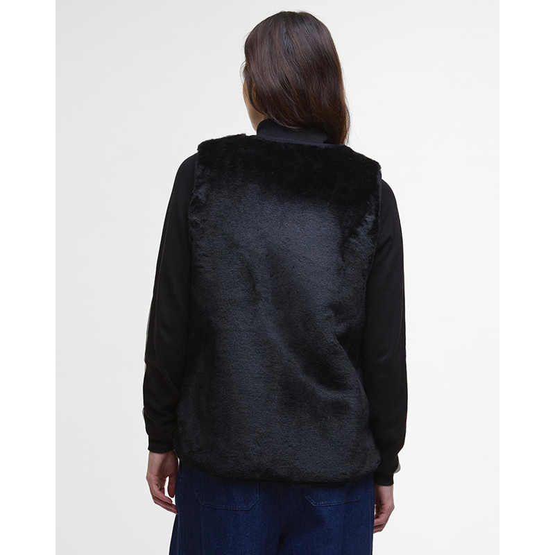 Karin Barbour gilet met imitatiebont voor dames