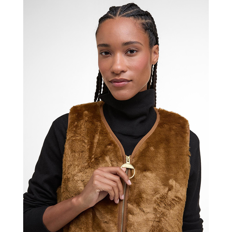 Gilet fausse fourrure Karin Femme Barbour
