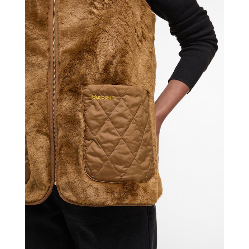 Gilet fausse fourrure Karin Femme Barbour