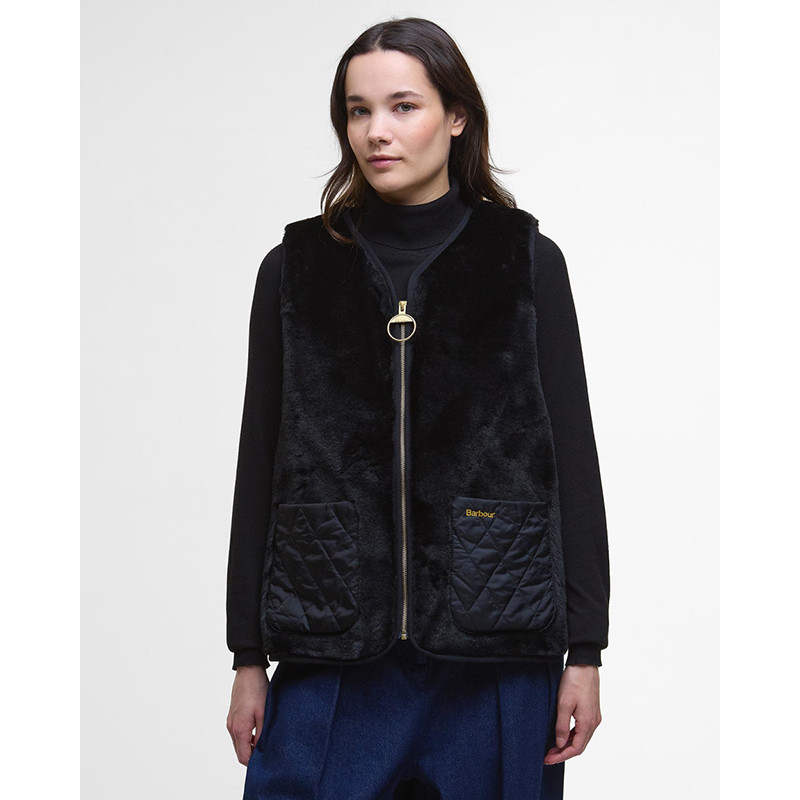 Karin Barbour gilet met imitatiebont voor dames