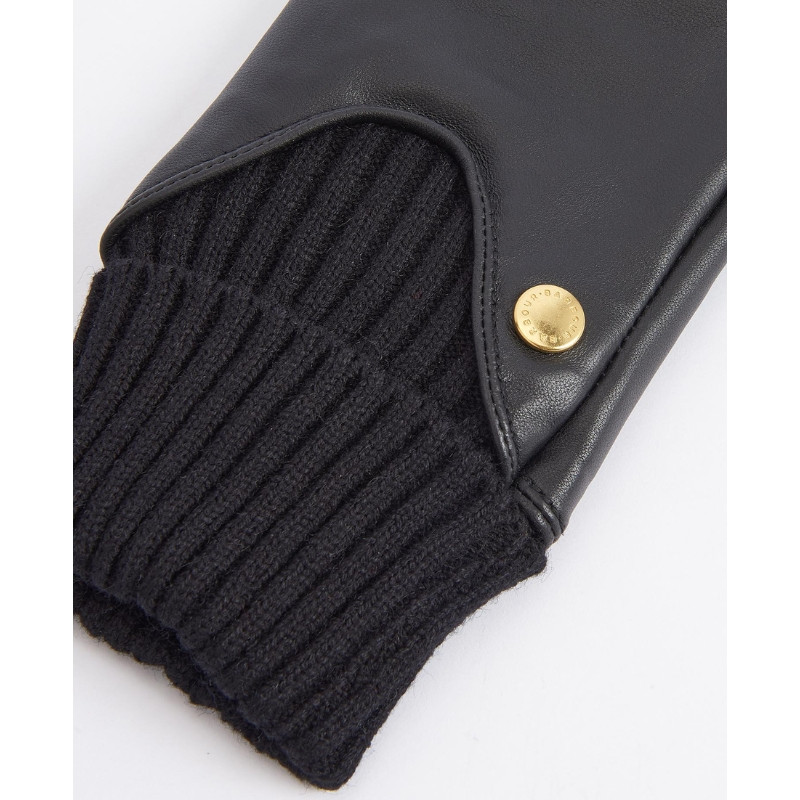 Deanna Leren Vrouwenhandschoenen Barbour