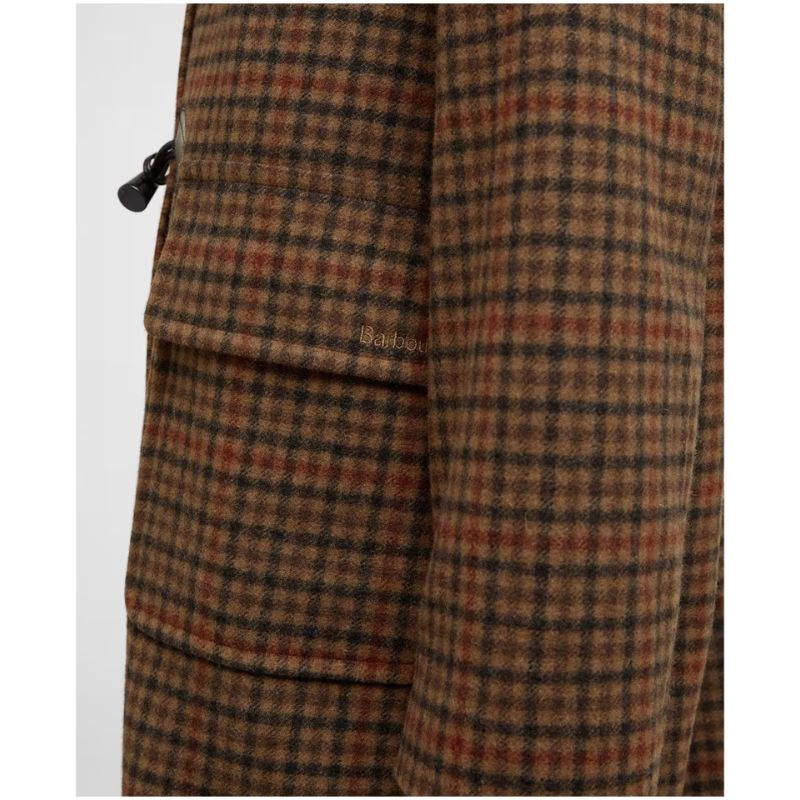 Manteau en laine Melody Check Femme Barbour