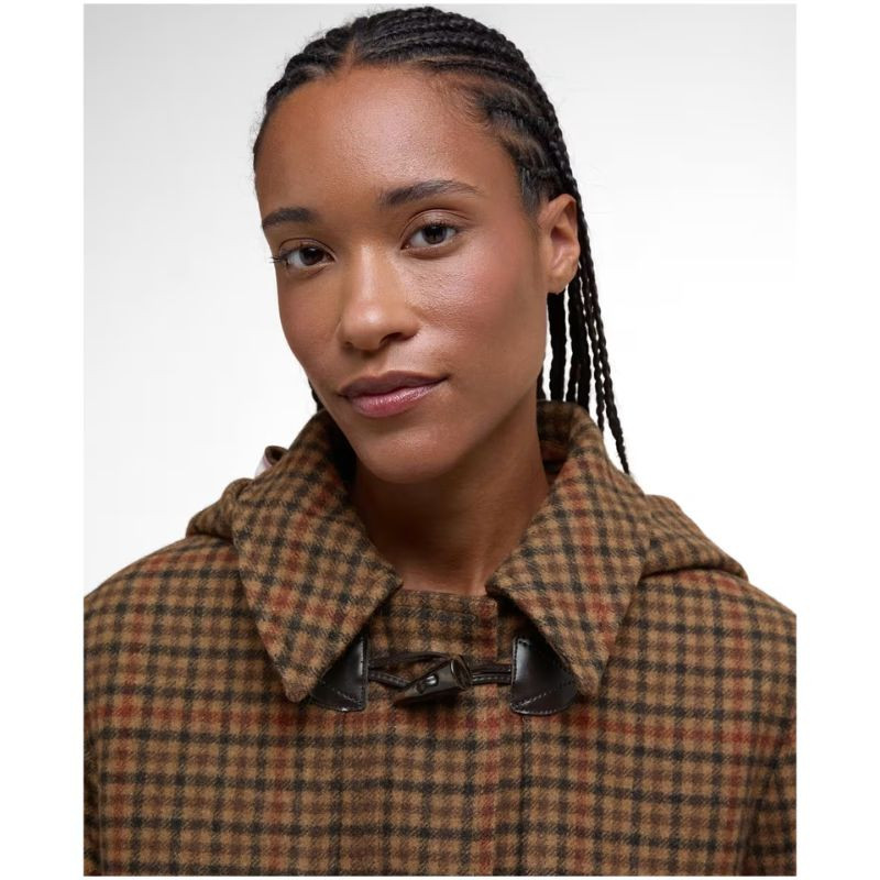 Manteau en laine Melody Check Femme Barbour