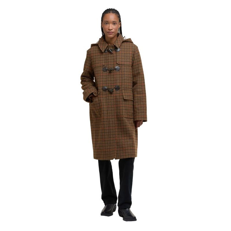 Manteau en laine Melody Check Femme Barbour
