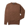 Trui met gedraaide ronde hals Osborne Knitwear