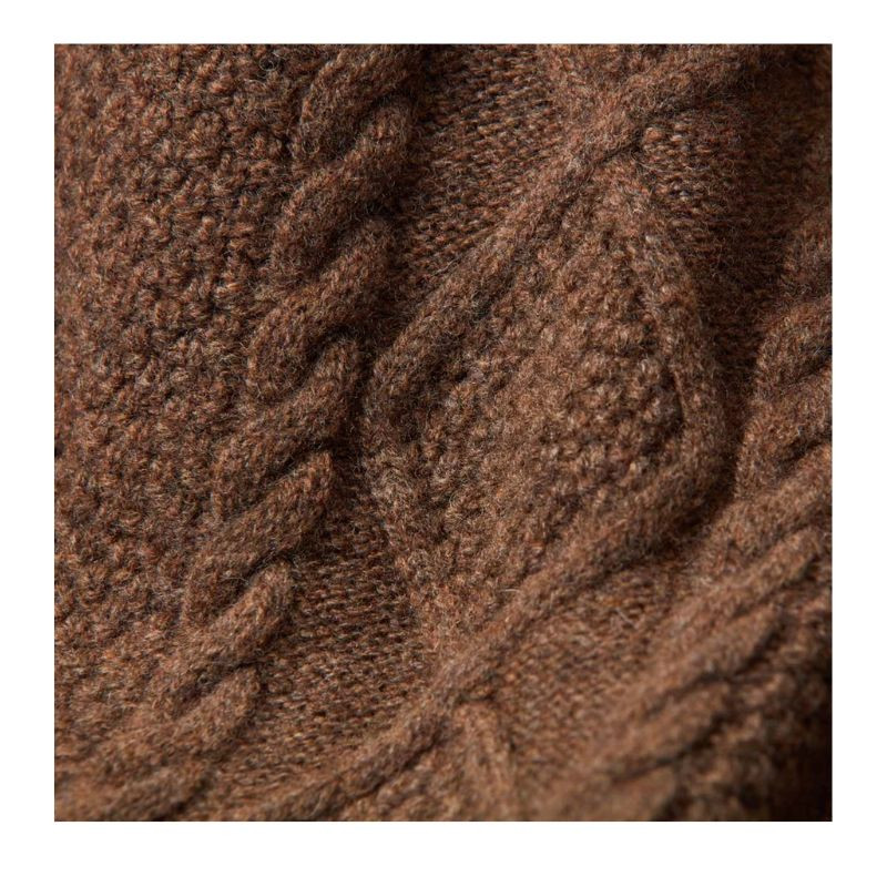 Pull torsadé col rond Osborne Knitwear