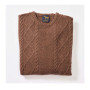Pull torsadé col rond Osborne Knitwear