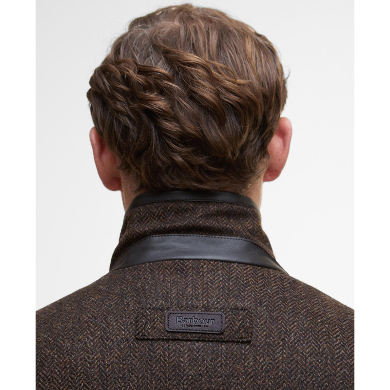 Manteau en tweed Hereford Barbour