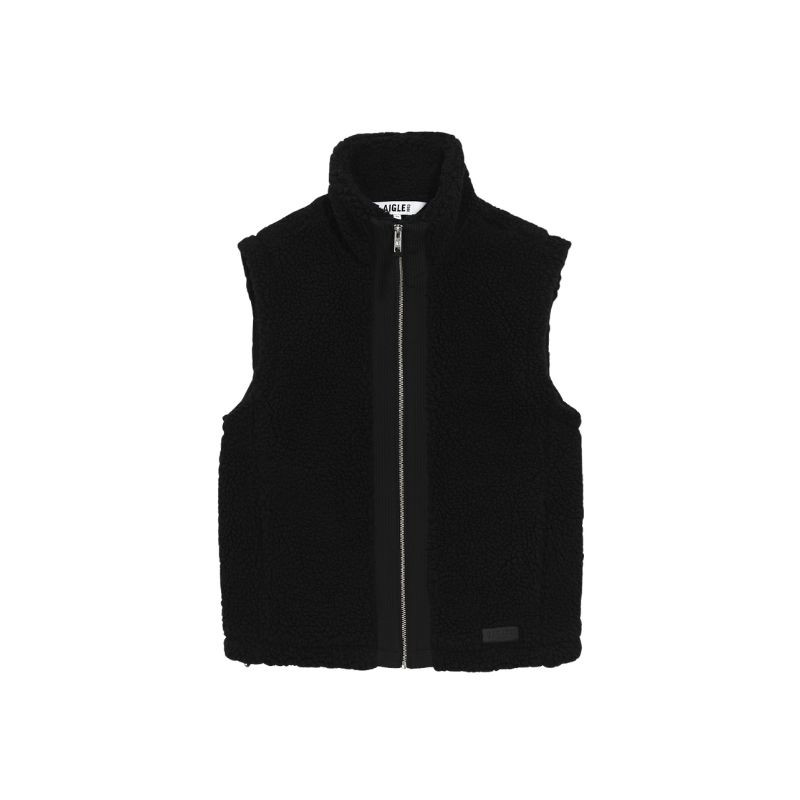 Polaire sherpa sans manches zippée Aigle
