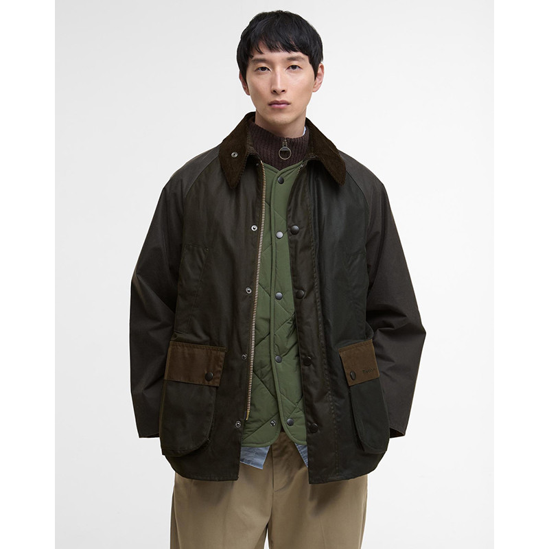 Veste huilée Patchwork Oversize Bedale Barbour