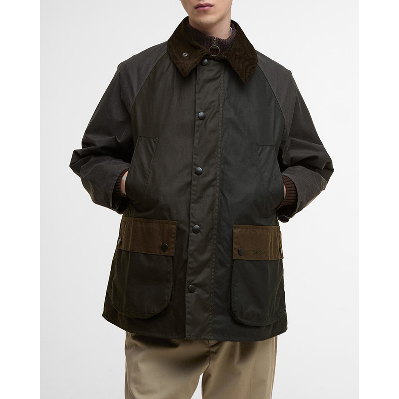 Veste huilée Patchwork Oversize Bedale Barbour