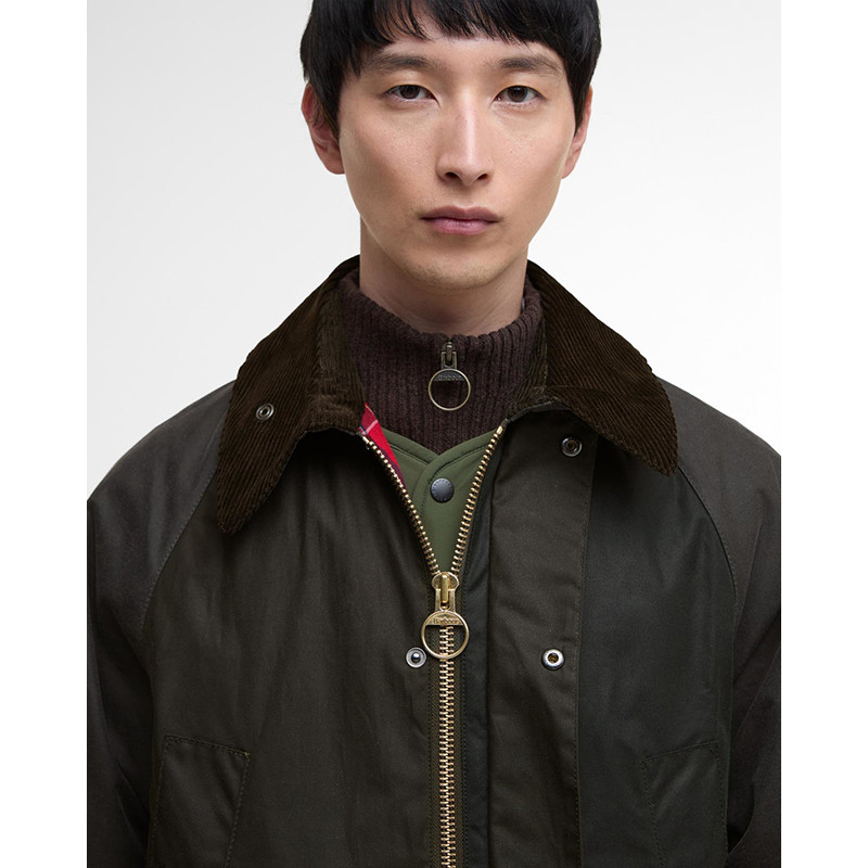 Veste huilée Patchwork Oversize Bedale Barbour