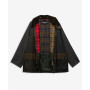 Geolied patchwork oversized jas Bedale Barbour