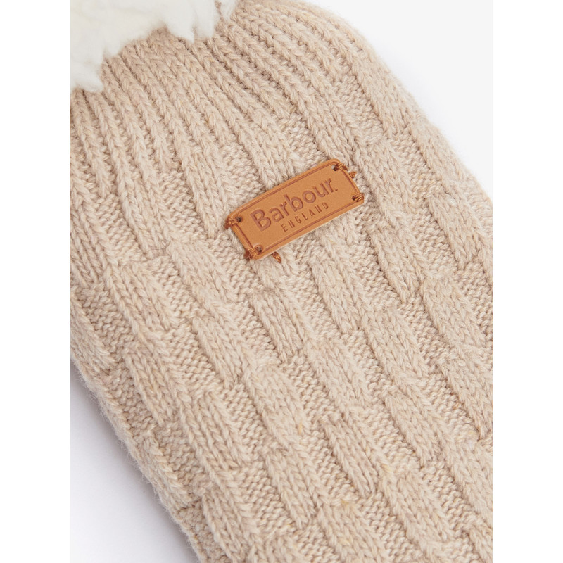Chaussettes laine torsadée pour femme Barbour