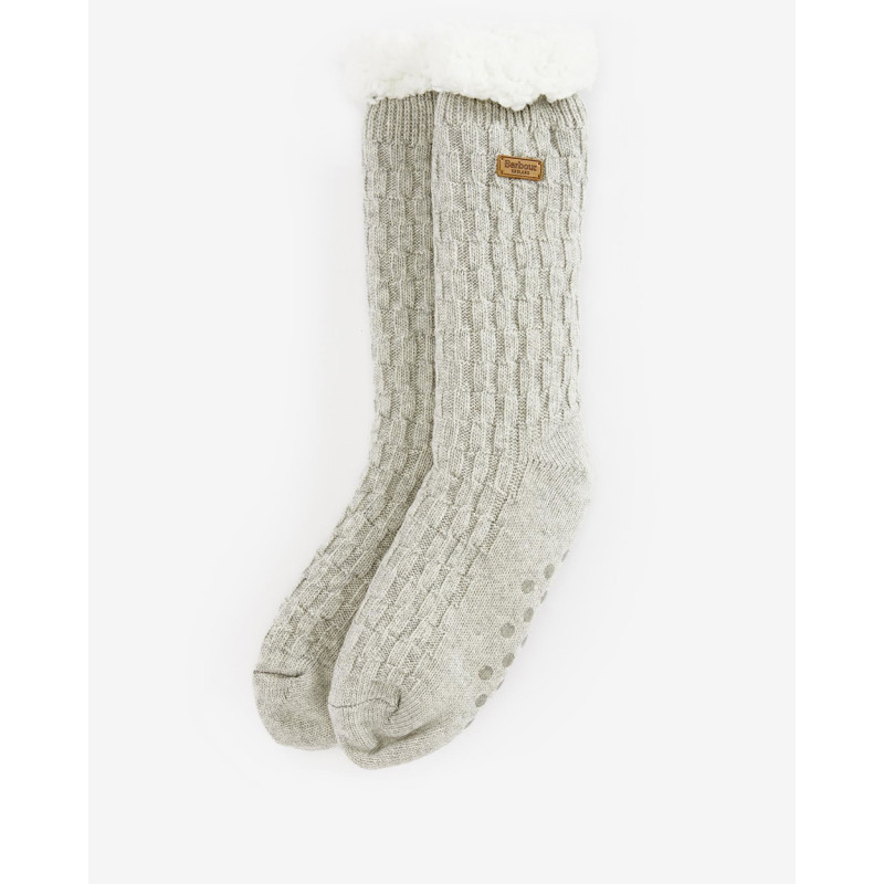 Chaussettes laine torsadée pour femme Barbour