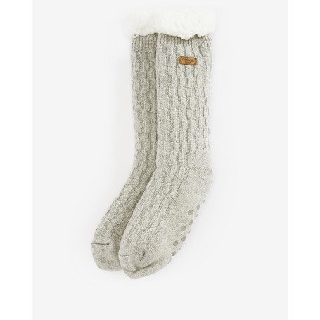 Chaussettes laine torsadée pour femme Barbour